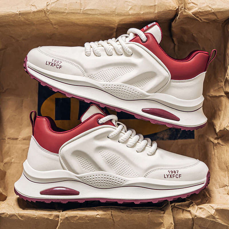 2025 Spring New Low-top Soft Sole Breathable Shoes Men's Color-blocking Versatile Trendy Casual Sneakers