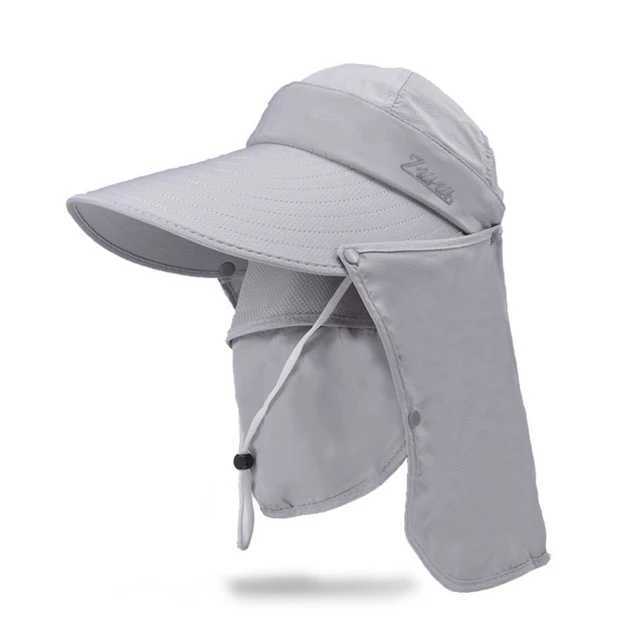 Hats Womens Outdoor Summer Sun Caps Big Brimmed hat Cycling Doing Farm Work Sun Protection UV Protection Face H260407