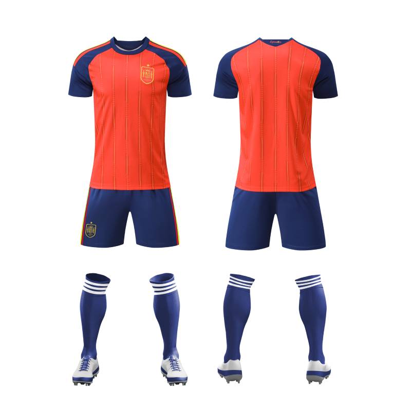 2026 World Cup Spain National Team Training Kits for Adults and Children