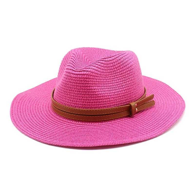 Beach Hats for Men and Women Beach Outdoor Sun Protection Visors Sun Hats Jazz Straw Hat H260407