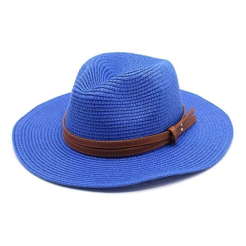 Beach Hats for Men and Women Beach Outdoor Sun Protection Visors Sun Hats Jazz Straw Hat H260407