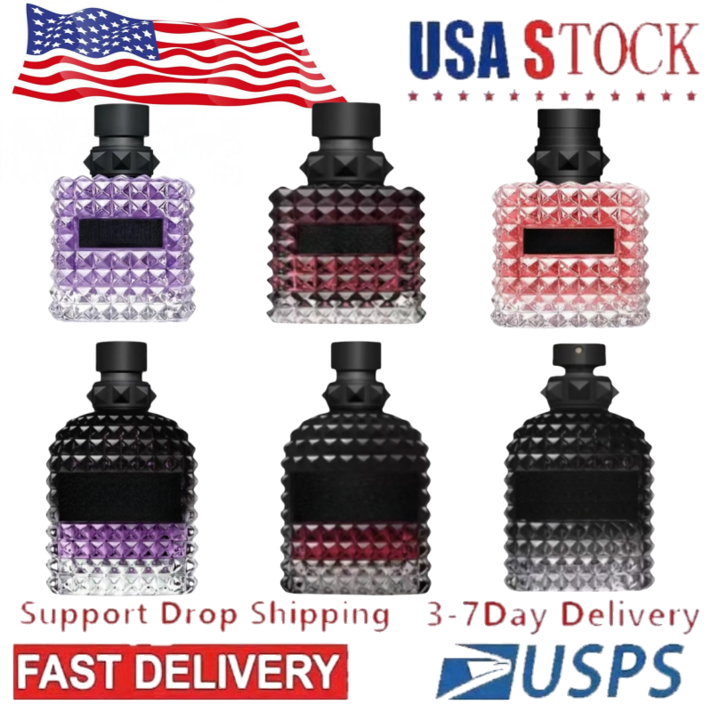 USA 3-7 days Fast Delivery Born in Roma purple Fragrances Perfume for mens top Cologne Body Spray Fragrance men Perfume men Cologne perfume women
