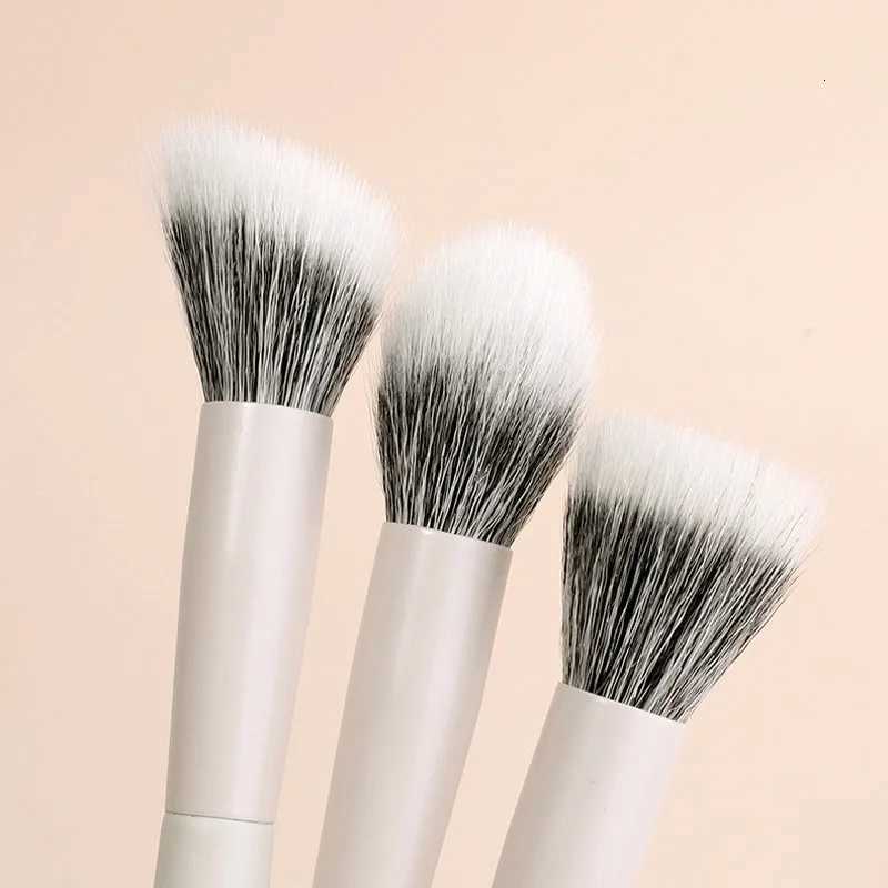 Karsyngirl 2/3Pcs High-quality Double Layer Goat Hair Powder Blusher Brush Fluffy Highlight Stippling Blush Makeup Brushes Z260408