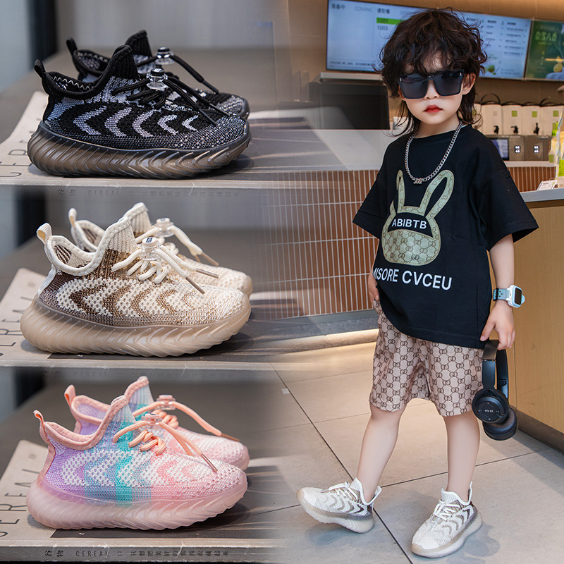 Children Running Sneakers Boys Girls Lightweight Breathable Athletic Sport Non Slip Daily Wear Shoes School Playground Free shipping