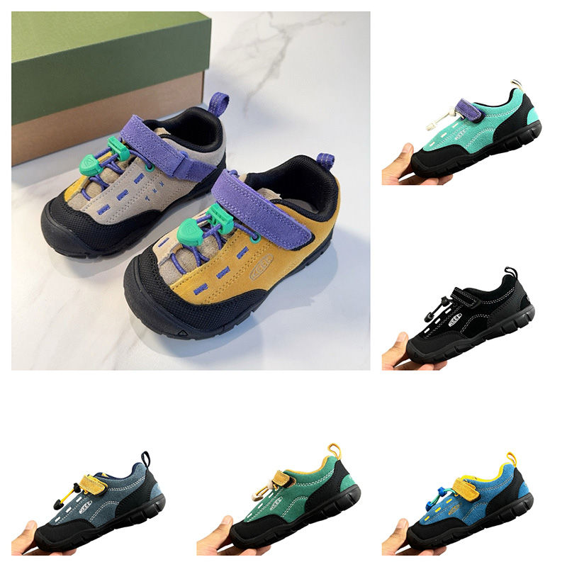 Kids Shoes Children Waterproof Outdoor Hiking Designer Sneakers Breathable Suede Mesh Trail Running Shoes Non-Slip For Boys Girl Toddler Trainers EUR 24-37CM