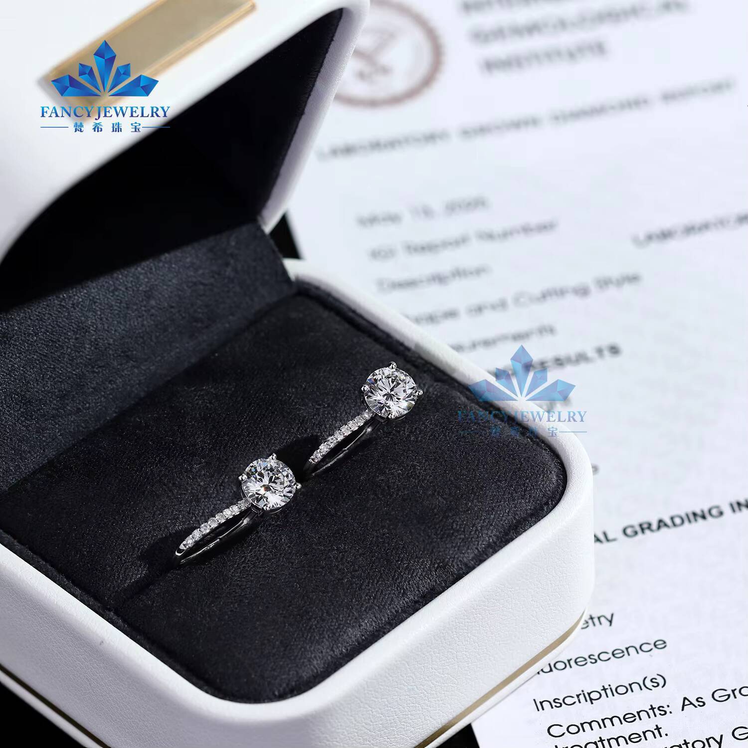 Luxury 14K Gold Iced Out Lab Grown Diamond Ear Stud Earrings IGI Certified Fine Jewelry for Men and Women
