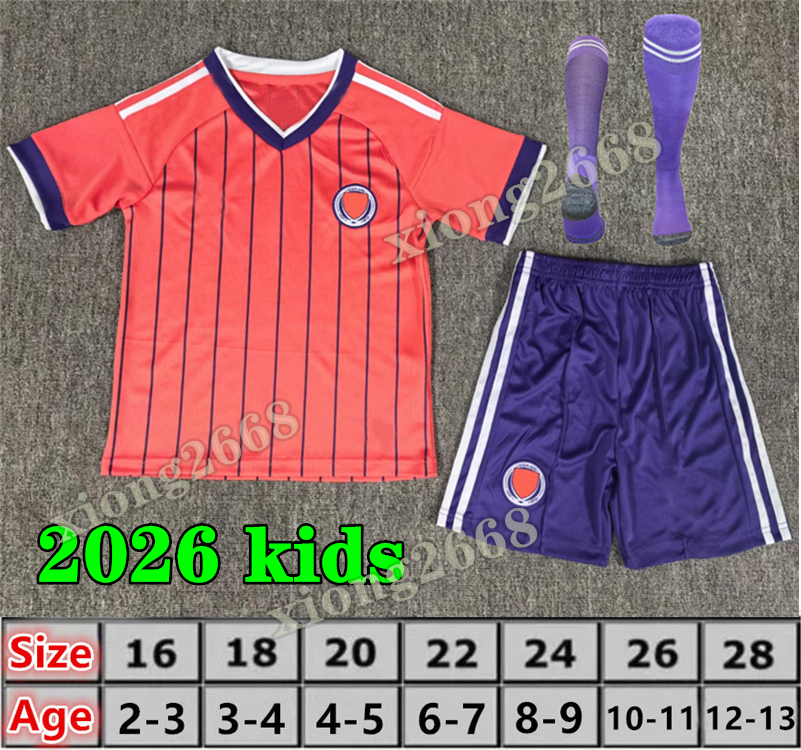 2026 2027 scotlandS football shirt kids football kits soccer jerseys 26 27 McTOMINAY McGINN ROBERTSON kids football jersey shirts socks