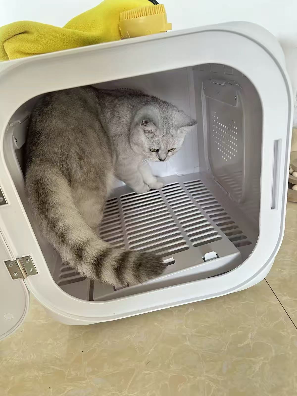 2026new Pet dog kennel Genki Cat kennel winter warm four seasons universal cold cat house winter closed cat kennel pet cage