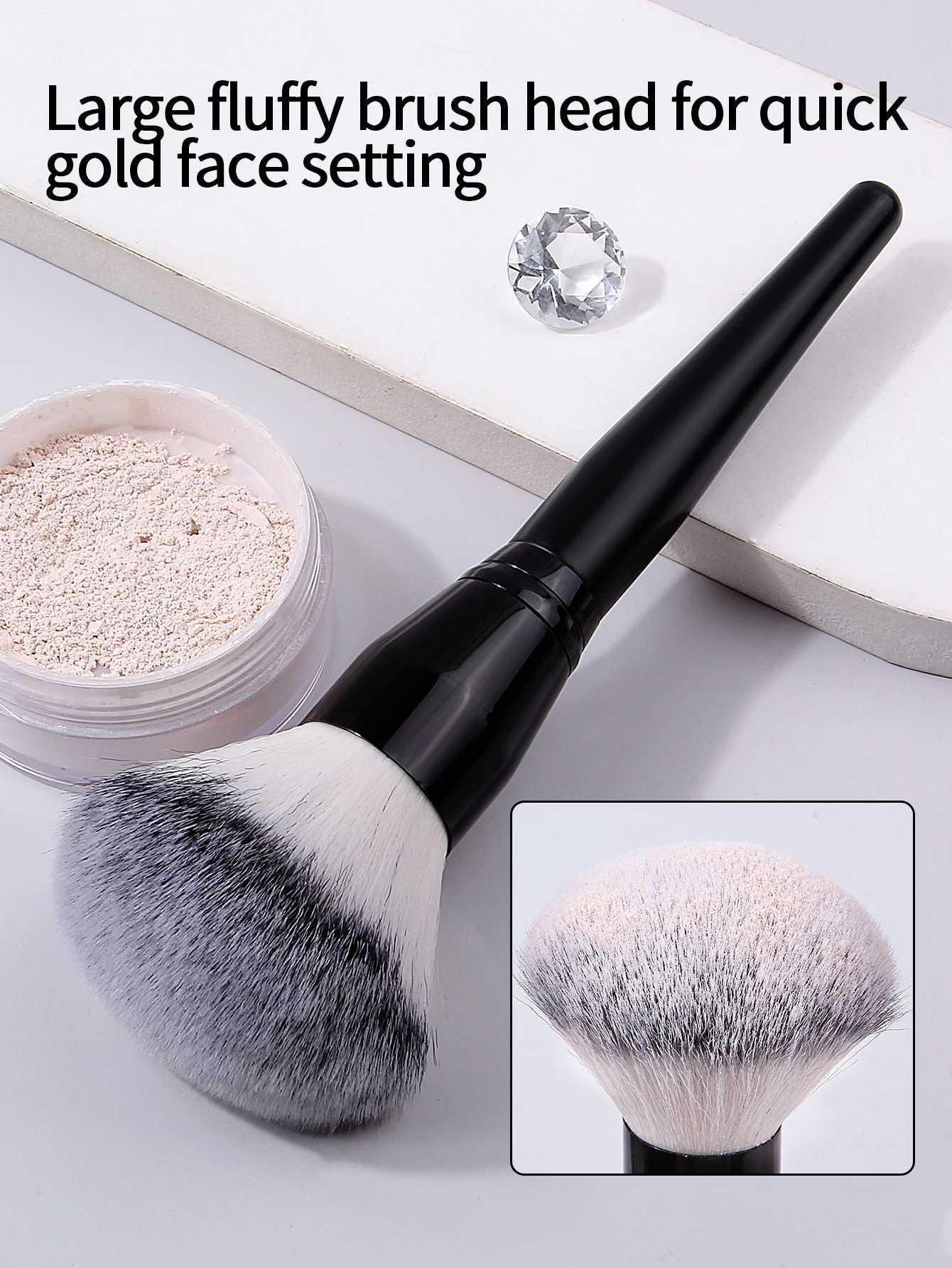 1 pcs Bestselling profession makeup tools Powder brush Super soft large fluffy Loose powder brush Blush brush does Z260408