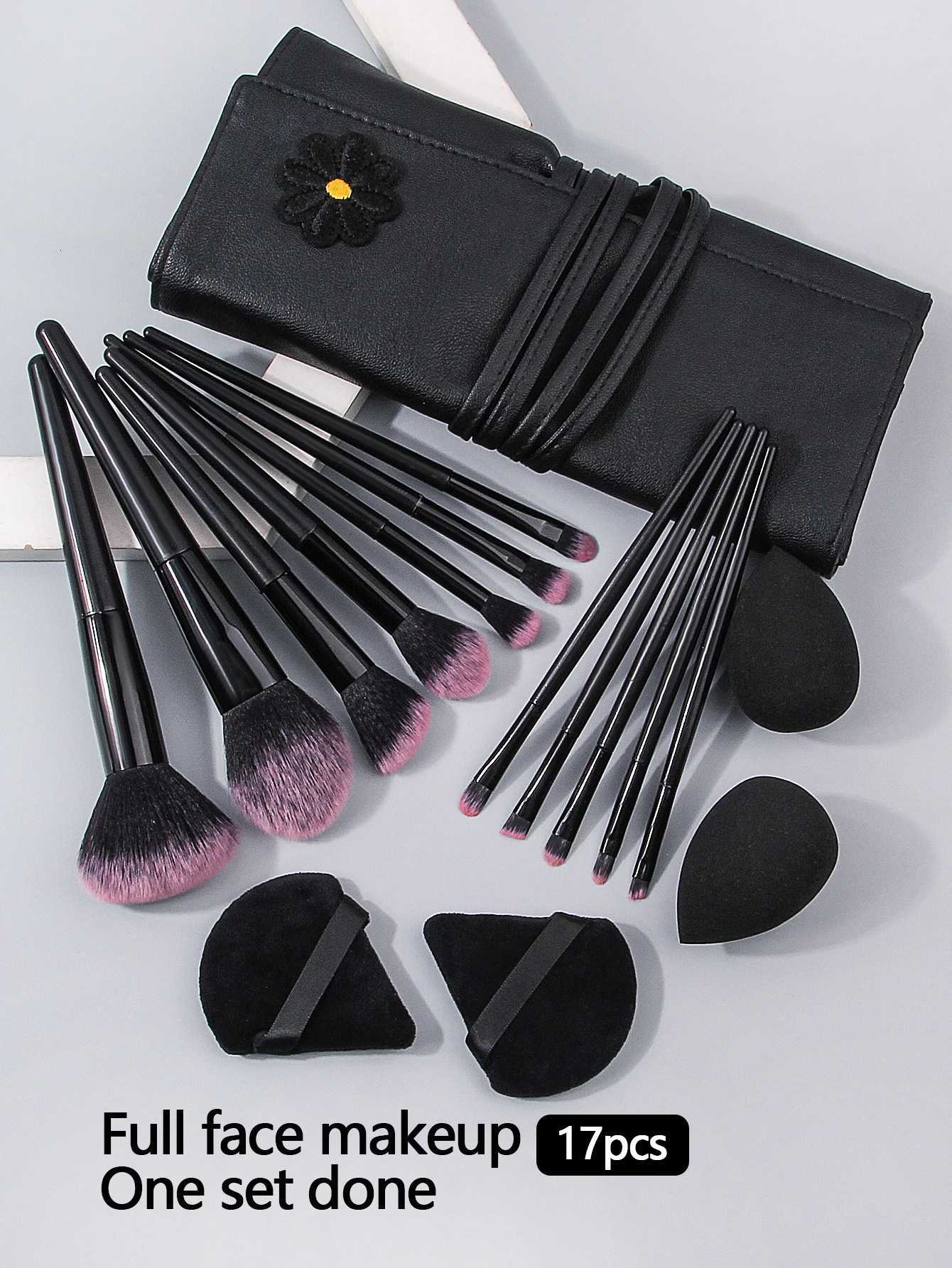 12/13/17pcs Makeup brushes set Professional High Quality Synthetic Hair Foundation Powder Contour Eyeshadow Makeup Brush Z260408