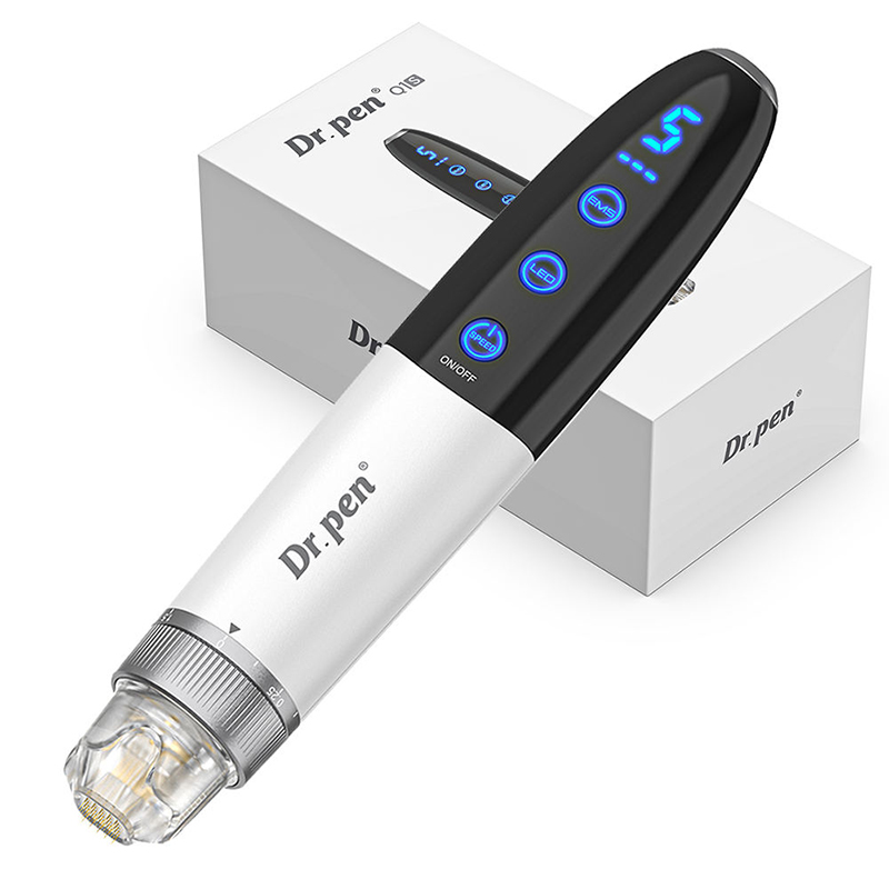 Newest Dr.pen Q1S Microneedle With EMS and Red Blue Light Face Skin Care Dermapen Beauty Tools Derma MTS Needling Dr Pen Mesotherapy