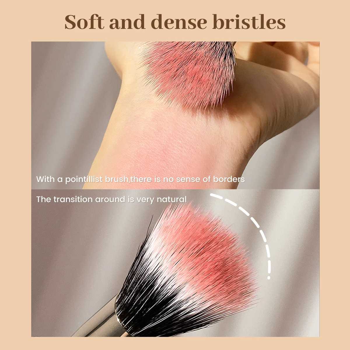 IMAGIC Single Blush Brush Loose Powder Contouring Highlighter Brush Soft Fiber Hair Make Up Tool Professional Beauty Brushes Z260408