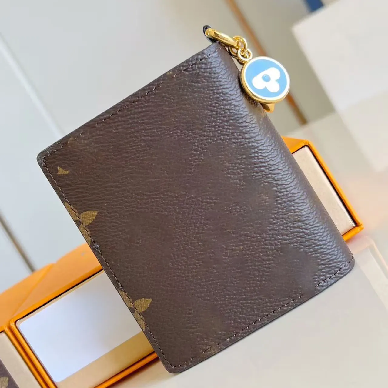 Charms Pocket Wallet Lisa Wallet Designer Card Holder Luxury Designer Wallet CardHolder Fashion Women Coin Purse Men Wallets M14718