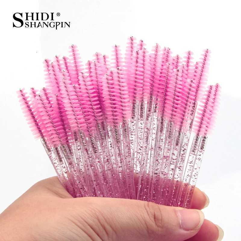 Reusable Eyelash Brush 5/50 Pcs False Eyelashes Extension Makeup Brushes Eyebrow Brush Mascara Wands Spoolers Lash Cosmetic Tool Z260408