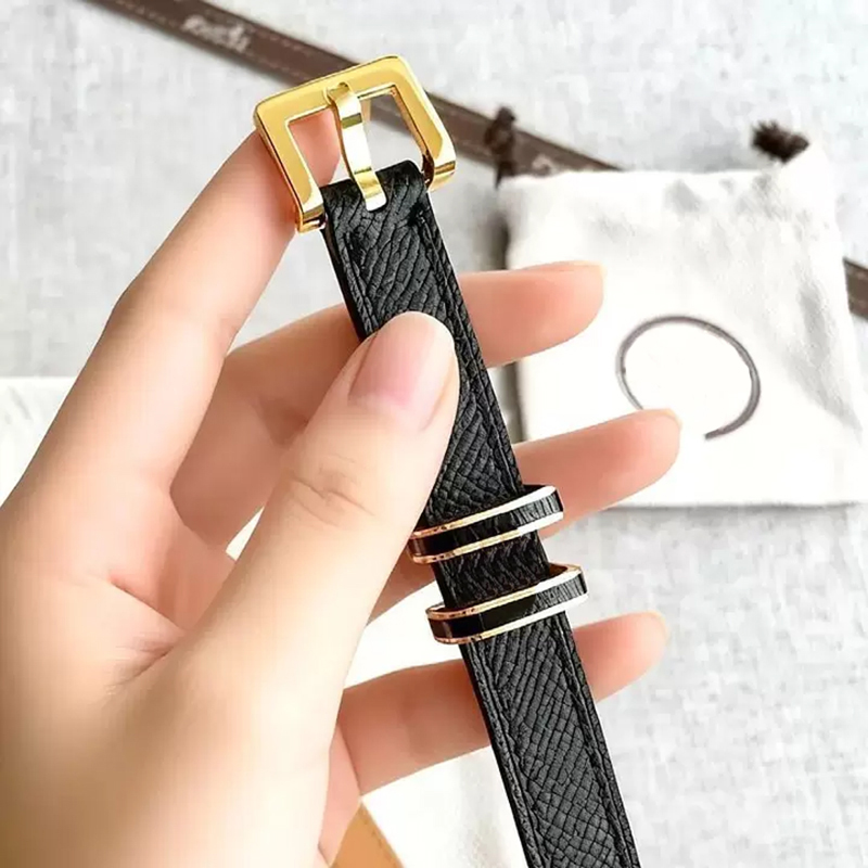 Leather Belt Women Slim Designer Women Belt Adjustable Waist Belt Fashion Metal Buckle Multi-color Ladies Fashion Waistband