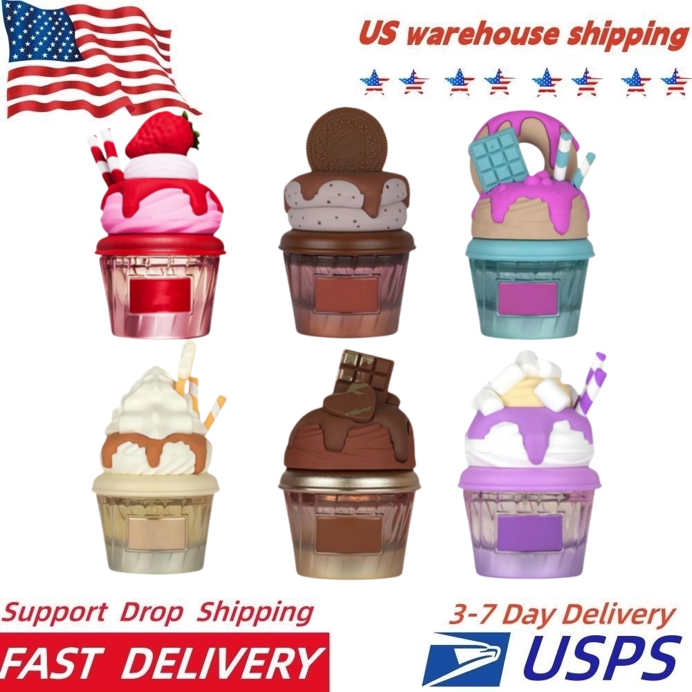 75 ml Kawaii Ice Cream Shape Perfume, Women's Daily Wear Scent, 3-7 Day Delivery, Drop Shipping Available