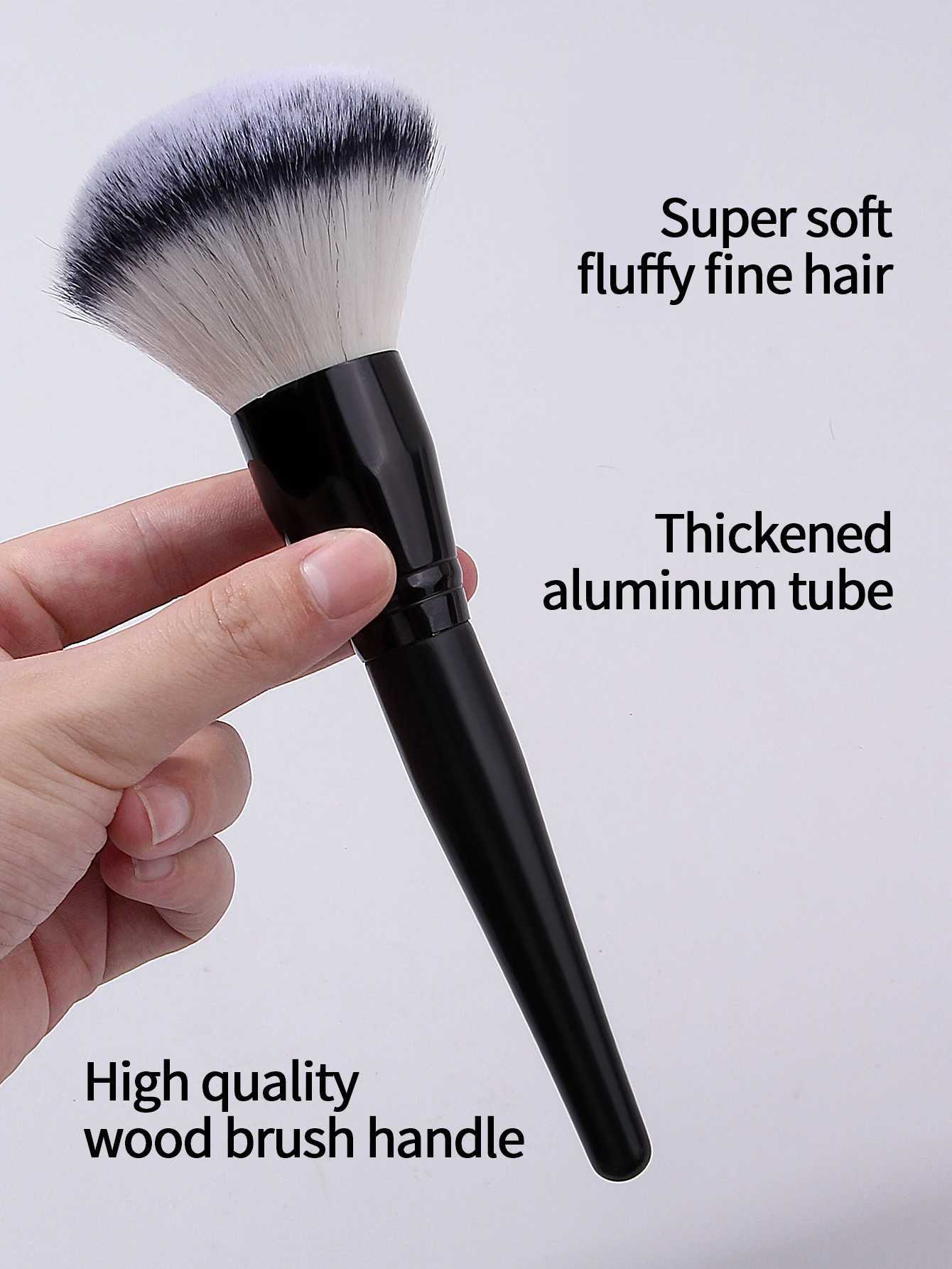 1 pcs Bestselling profession makeup tools Powder brush Super soft large fluffy Loose powder brush Blush brush does Z260408