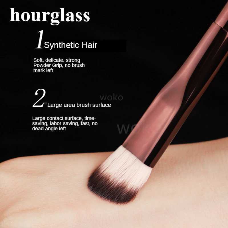 Seamless Finish Concealer Brush Angled Concealer Brush Face Buildable Coverage Liquid Cream Concealer Makeup Tool Z260408