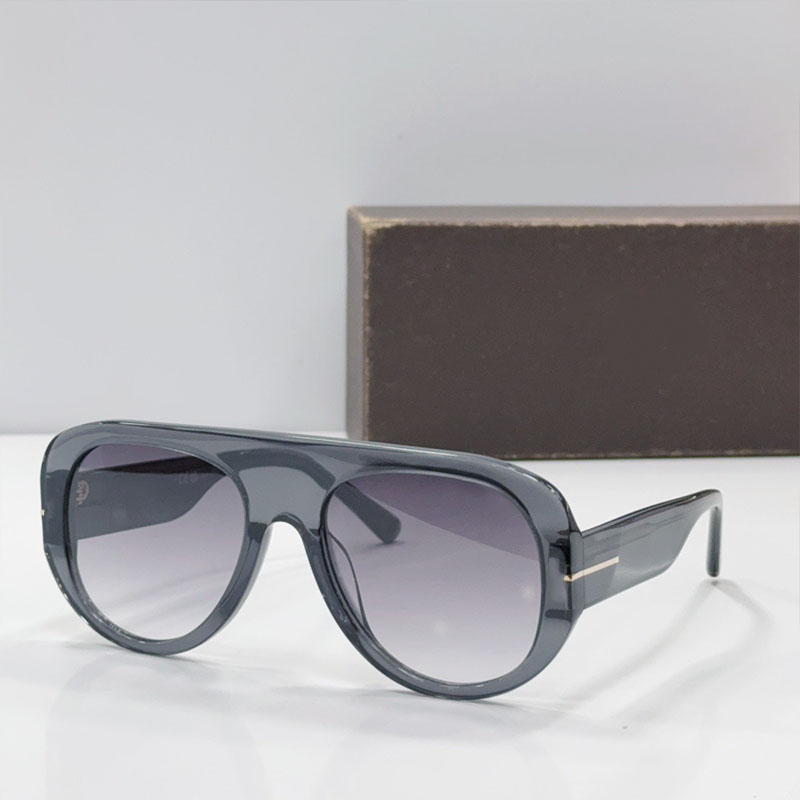 Fashion Designer Women Sunglasses FT1078 Luxury Men Travel Glasses Thick Plate Retro Style Casual Hip Hop Classic Elliptical Full Frame Glasses UV400 Comes with Box