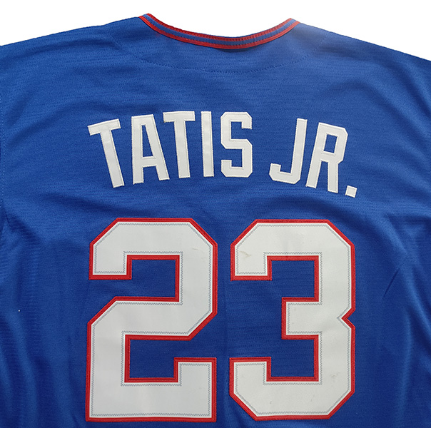 Mens 23 TATIS JR. 22 SOTO 2026 Dominican World Baseball Classic Jersey, Classic Baseball Shirt, Breathable Button Up Short Sleeve Baseball Collar Spor