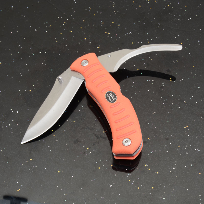 Top Quality G6415 Survival Folding Knife 8Cr13Mov Satin Blade GRN Handle Outdoor Camping Hiking EDC Pocket Knives - view 6