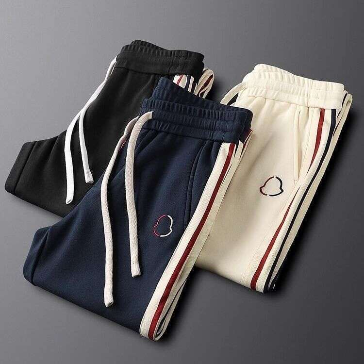 Spring And Autumn High-End Stand-Up Collar Long-Sleeve Suit For Men, Trendy Brand Fashion Breathable Webbing Color-Blocking Sports Casual Two-Piece Se