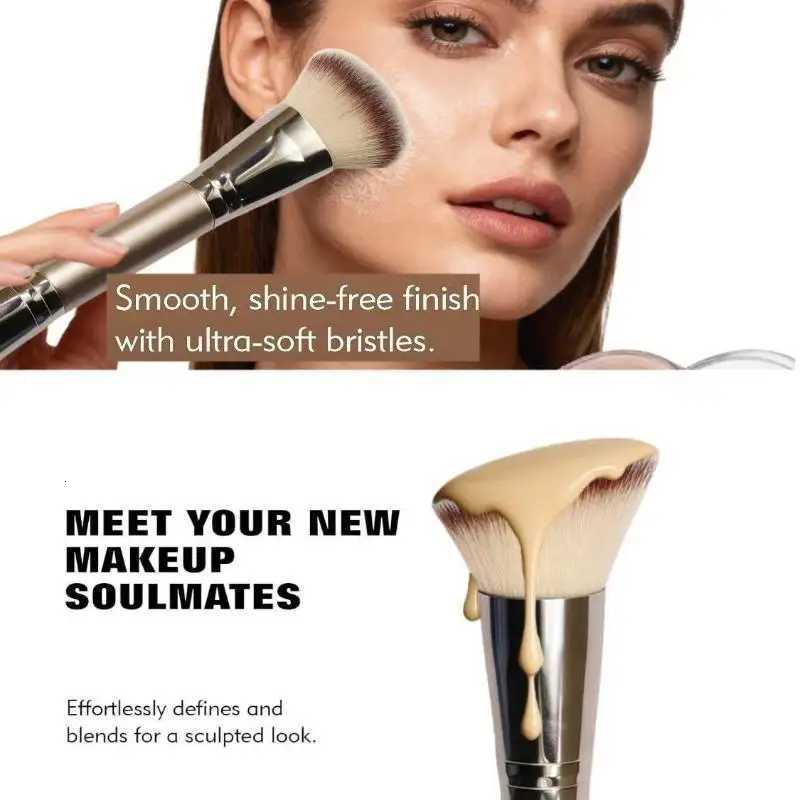 Dual-Ended Foundation Brush Double-Ended Powder Blush Concealer Brush Contour Makeup Brush Professional Z260408