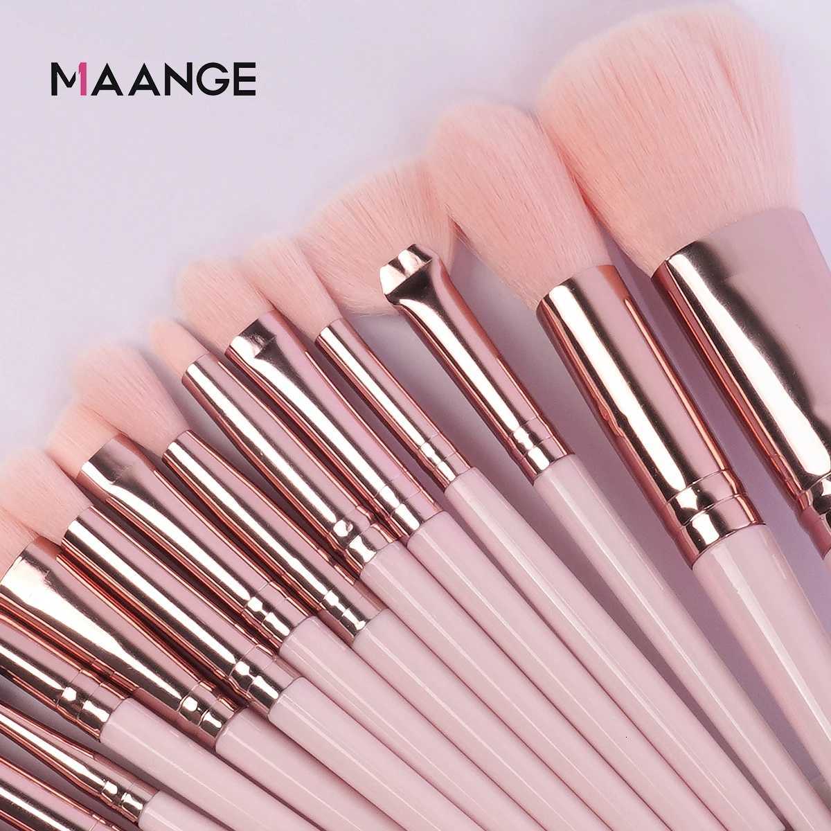 MAANGE 20pcs Makeup Brush Set Powder Brush Blusher Brush Concealer Brush Eyeshadow Brush Eyebrow Brush Blending Makeup Beauty Z260408