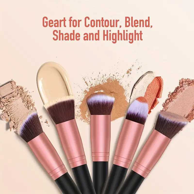 14PCS Makeup Brushes Set Professional Foundation Eye Shadow Concealers Blending Blush Brush Kabuki Soft Fluffy Women Beauty Tool Z260408