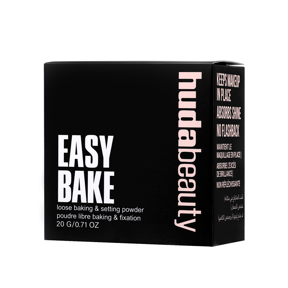 Huda Beauty Pound Cake Monochrome Loose Powder Compact 20g Cherry Blossom Setting Powder Ideal For Baking Oil Control & Long-Lasting Flawless Smooth C
