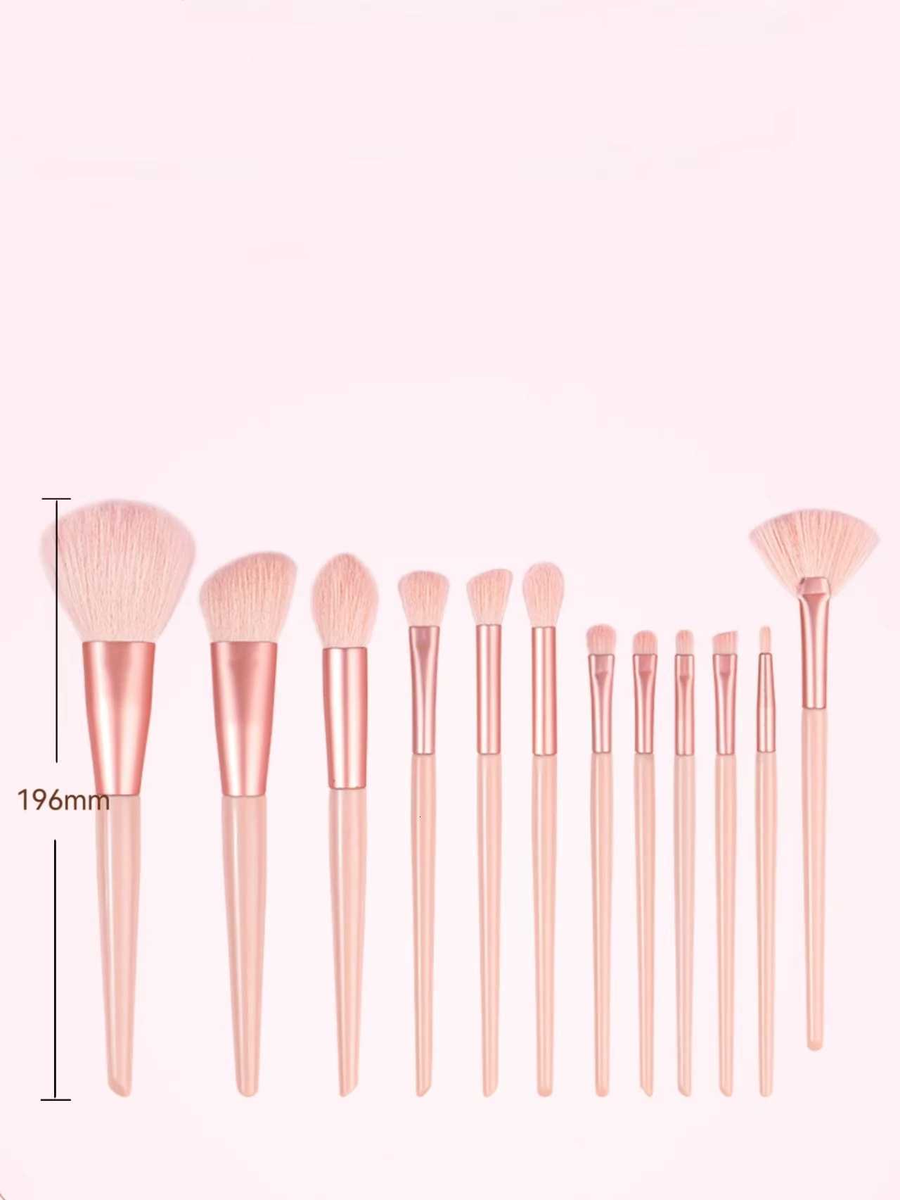 High-End 12-Piece Makeup Brush Set Eye Shadow Brush Soft-Bristled Brush Powder Brush Contouring Brush High-Gloss Brush Z260408