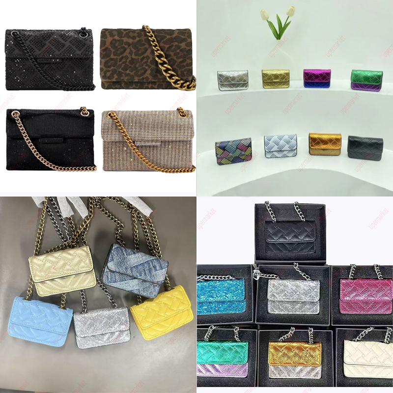 Designer Mini Handbags Women Shoulder Bag Flap Hasp Plaid Crossbody Bag Color Purse Chains tote Wallets Y2k Small box Evening Bags Solid Beach Design Clutch