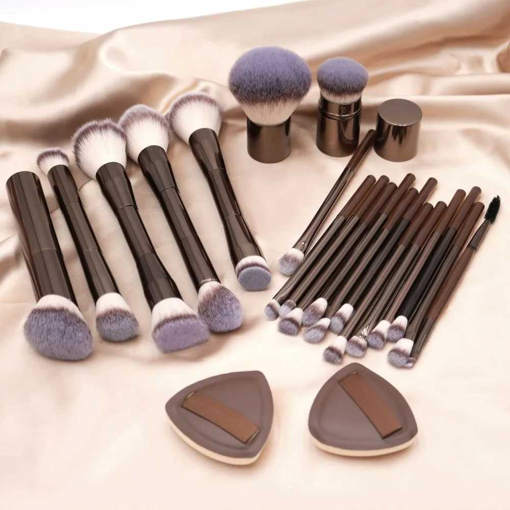 20-piece Makeup Brush Set Foundation Concealer Powder Eyeshadow Blush Brush Mushroom Head Blending Face Beauty Makeup Tools Z260408