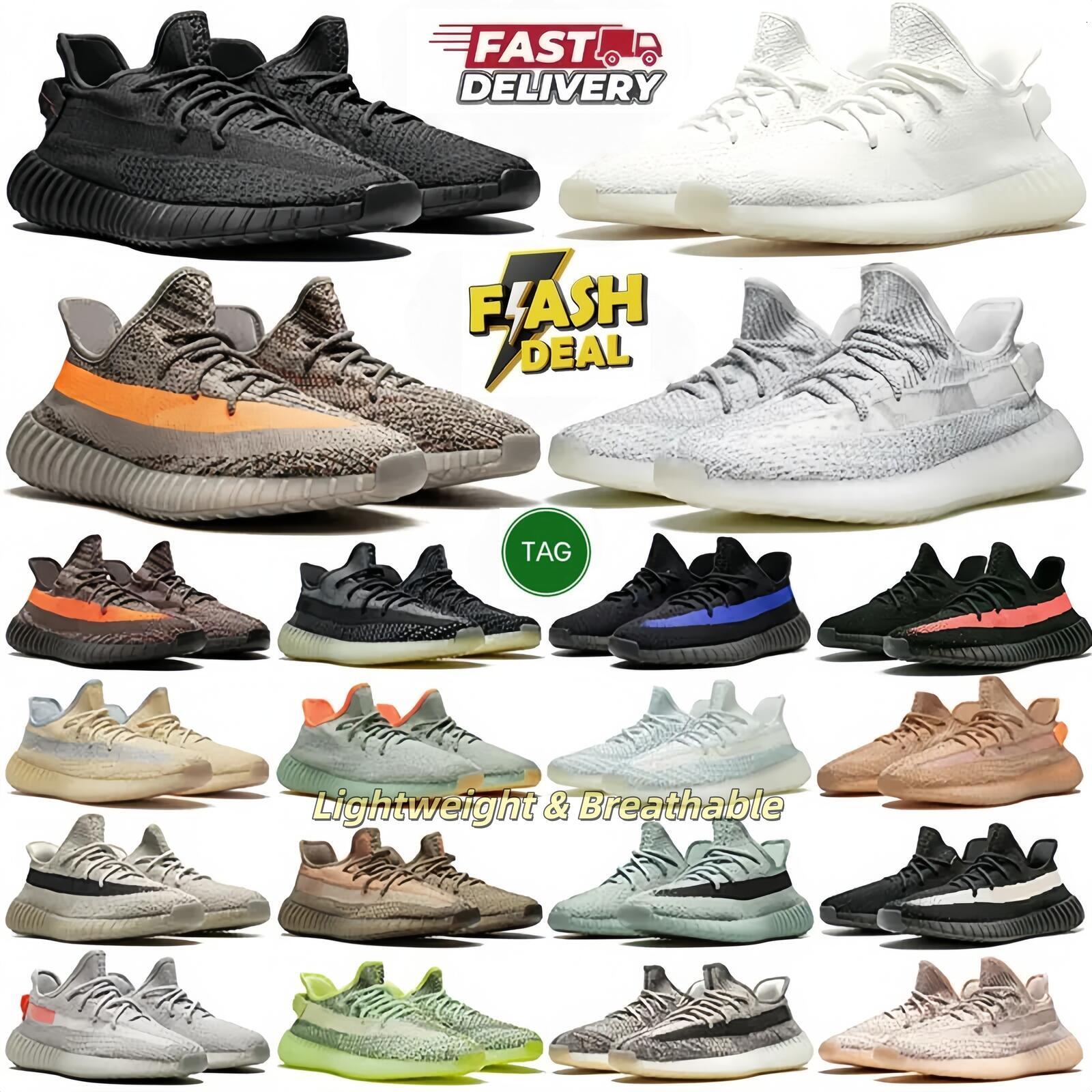 Designer Running Shoes Men Women EVA Cushion Midsole 350 Series Mesh Breathable Lightweight Casual Sneakers Non-slip Outdoor Sports Shoes Black Red Bred White