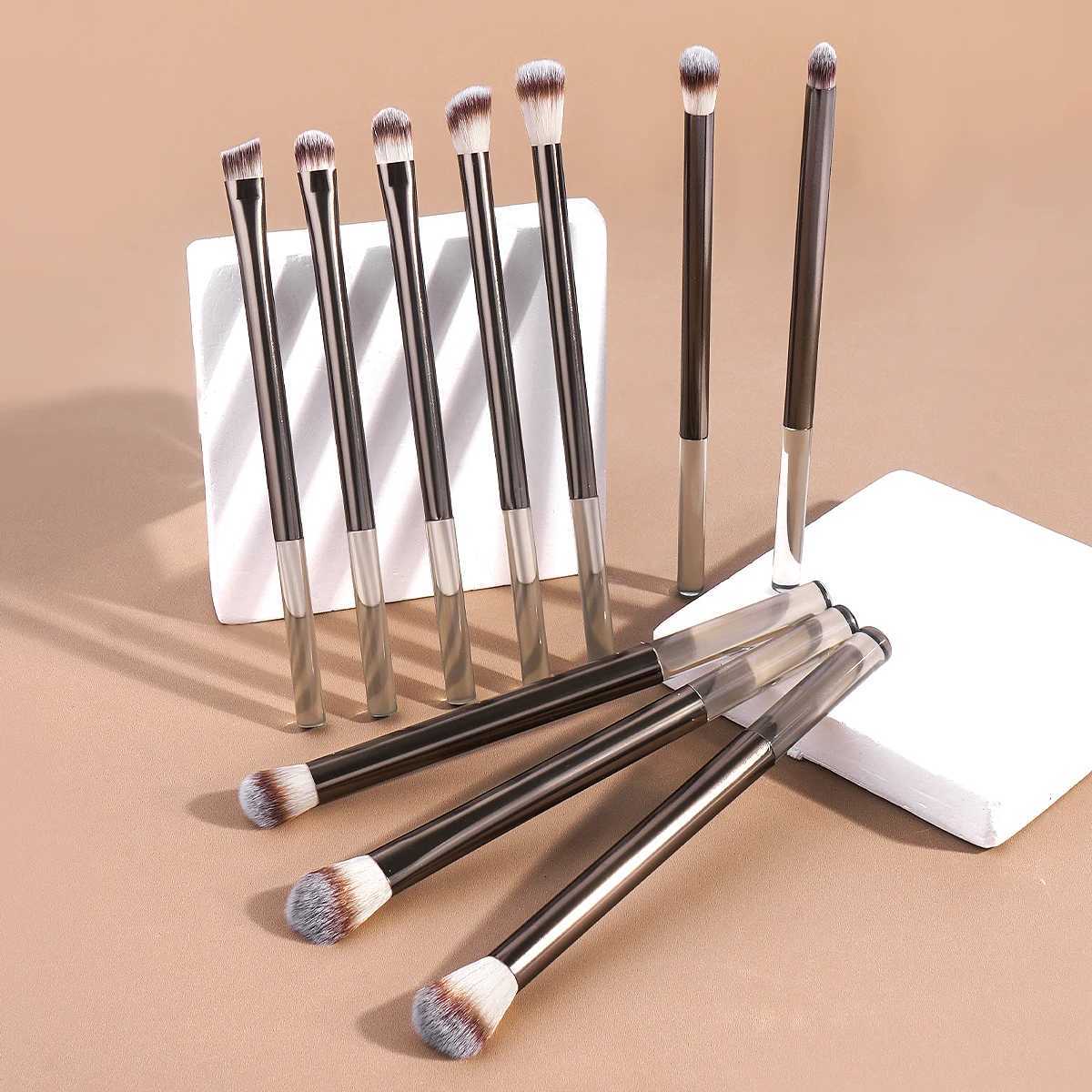 10pcs Eyeshadow Brushes Multi-Functional Eye Makeup Brushes Portable For Travel Details Brushes for Highlight Conceal Beauty Z260408