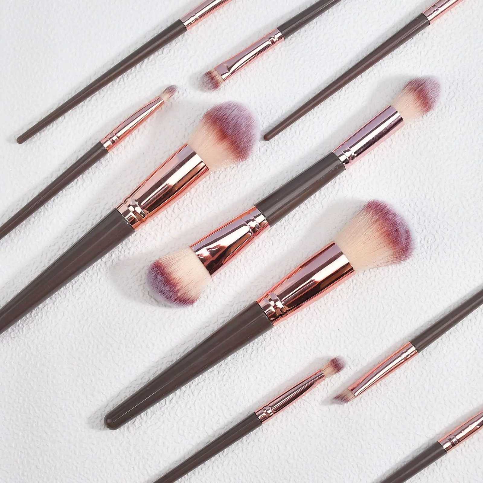 15/20 Pcs Professional Makeup Brush Set Soft Fluffy Brushes Flawless Airbrushed Finish Seamless Blending Daily Makeup Routine Z260408