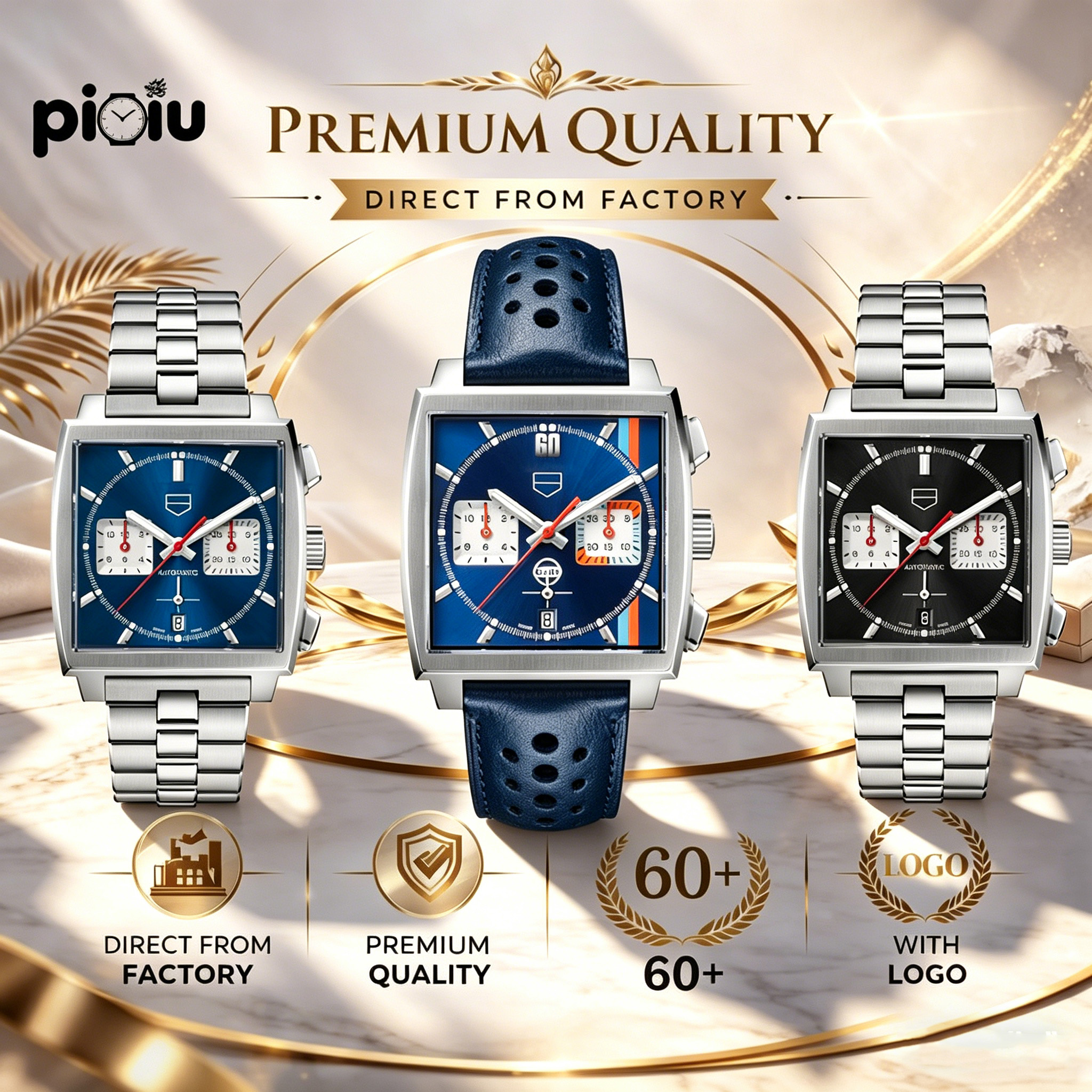 TAGness Heuerer Watch Monaco Christmas Gifts AAA Luxury Designer Watch Luminous Waterproof Watch Chronograph Square Watch Mens Watch Quartz Original Boxes Montre