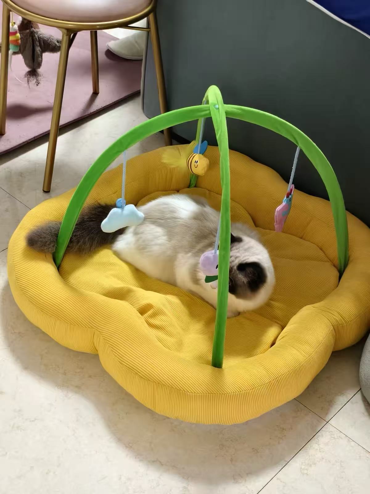 Cat houes Pet dog kennel Genki Cat kennel winter warm four seasons universal cold cat house winter closed cat kennel pet cage new