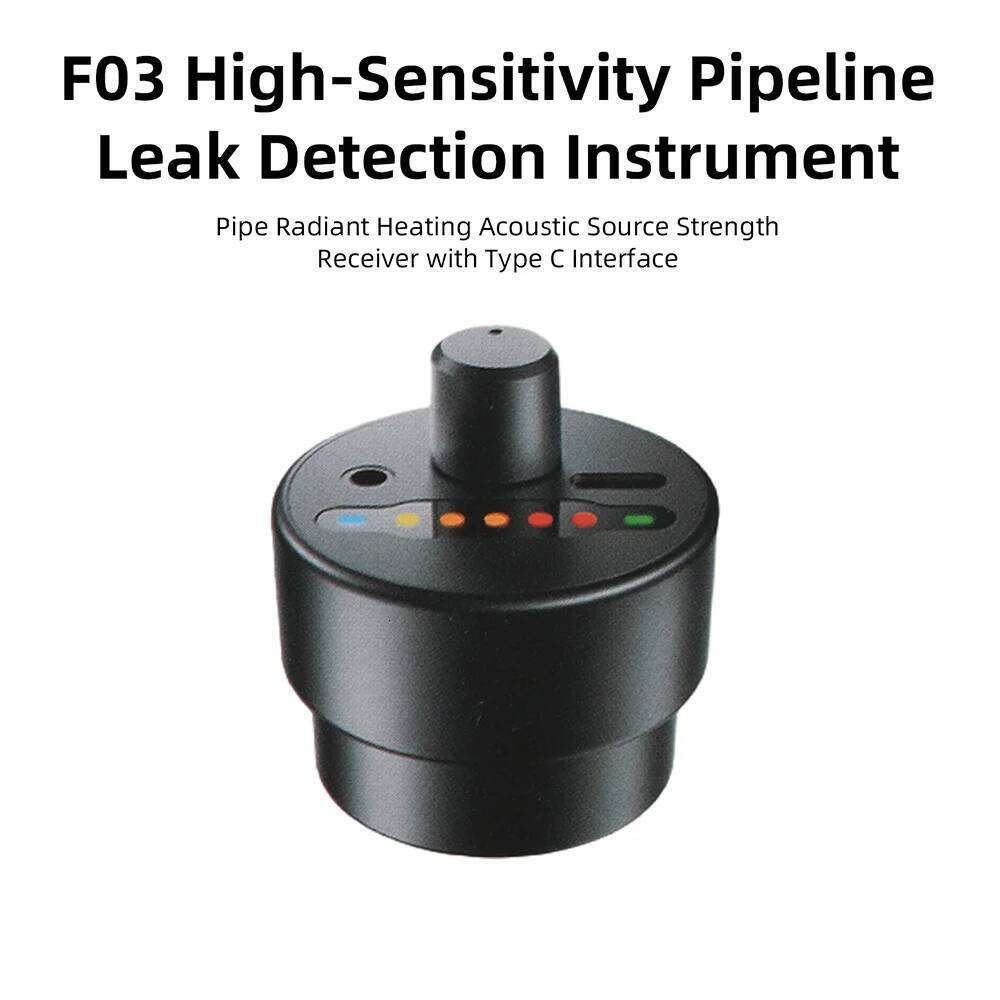 F03 Pipeline Detector Multi-functional Acoustic Noise Finder High Sensitivity Sensor Water Pipe Leak Detection Tool - view 4