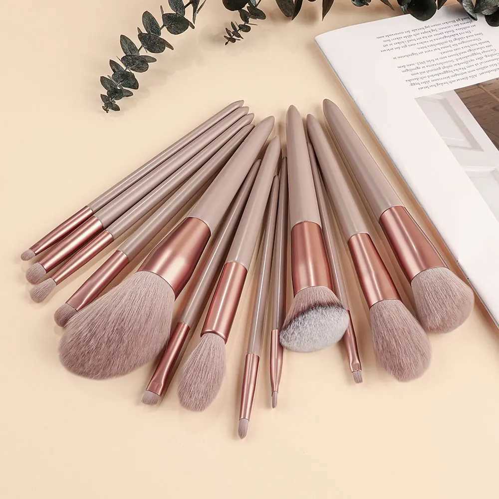 10-13Pcs New Makeup Brushes Set For Cosmetics Powder Foundation Blush Kabuki Blending Makeup Beauty Tools Brochas Maquillaje Z260408