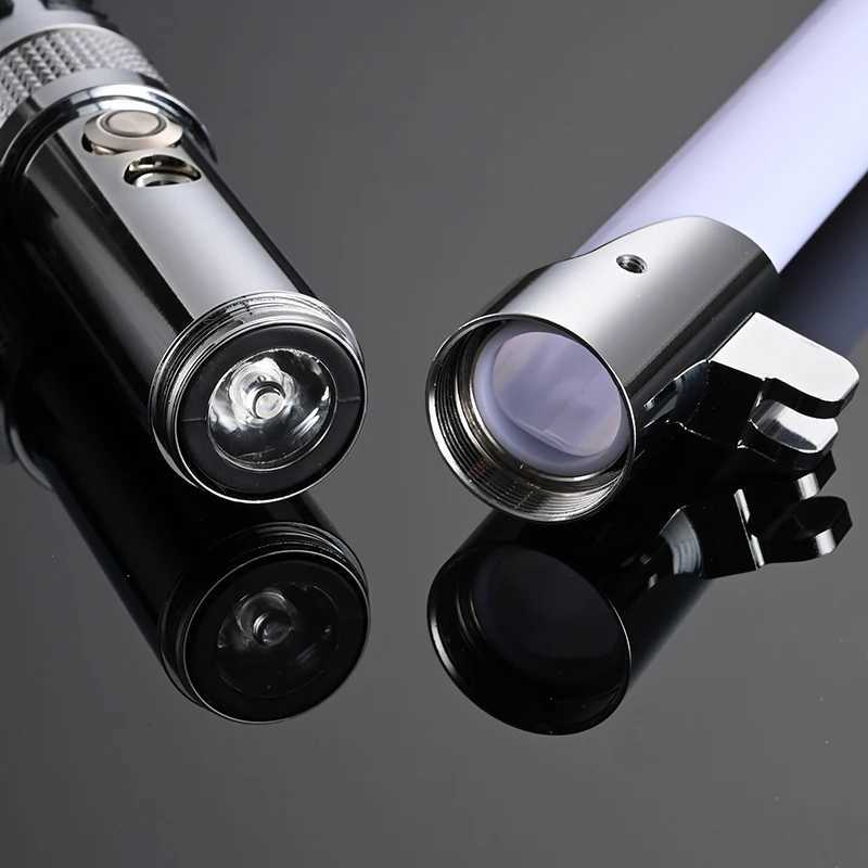 RGB Metal Lightsaber Laser Sword Toys Sabre De Luz Light Saber Espada Brinquedos Juguetes Zabawki Oyuncak Kpop Lightstick C260408