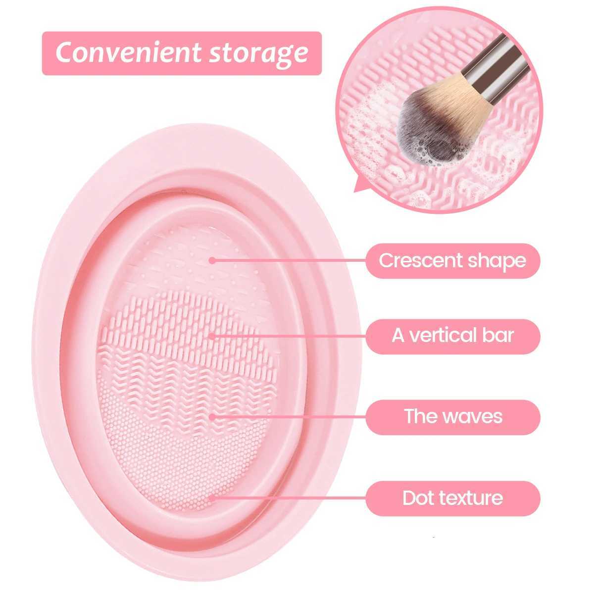 MAANGE 34PCS Makeup Tools Kit 30PCS Foundation Eyeshadow Blush Makeup Brush Cosmetic Makeup Remover Puff Sponge Set with Bag Z260408