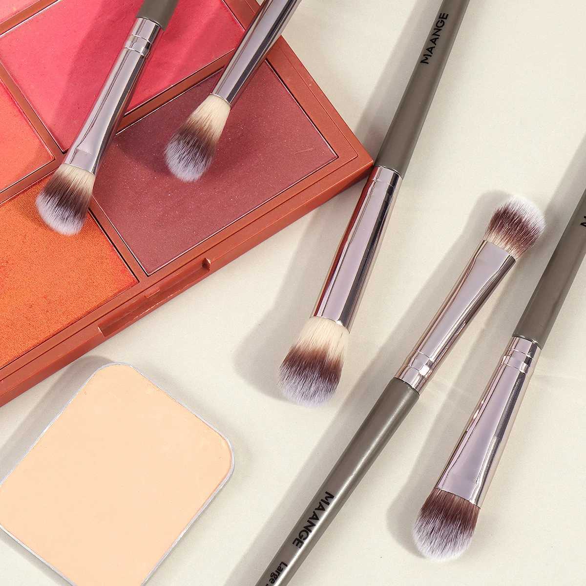 MAANGE 17pcs Professional Makeup Brush Set Foundation Concealers Eye Shadows Powder Blending Kabuki Contour Brushes Beauty Tools Z260408