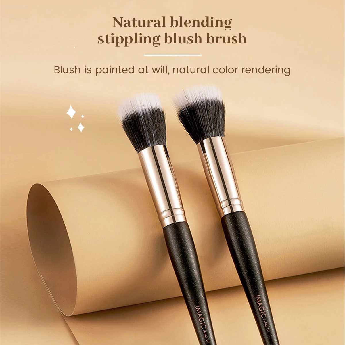IMAGIC Single Blush Brush Loose Powder Contouring Highlighter Brush Soft Fiber Hair Make Up Tool Professional Beauty Brushes Z260408
