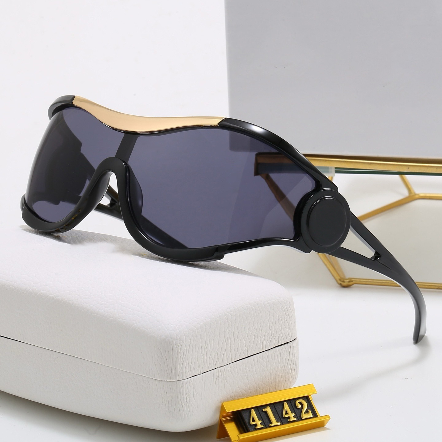 2026 Men Classic Brand Retro women Luxury sunglasses designer suncloud sunglasses cycling glasses Fashion beach tourism sun glasses Half wrapped curved glass top