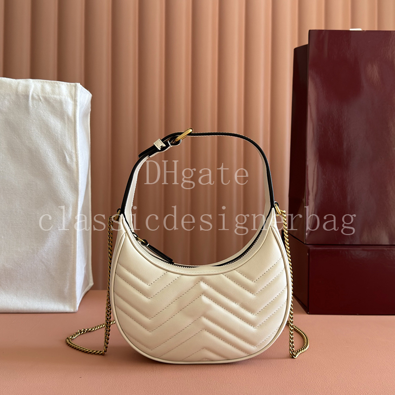 Top Quality Mini Handbag 21CM, Designer Underarm Bag Genuine Leather Women Chain Shoulder Bags With Box G699514