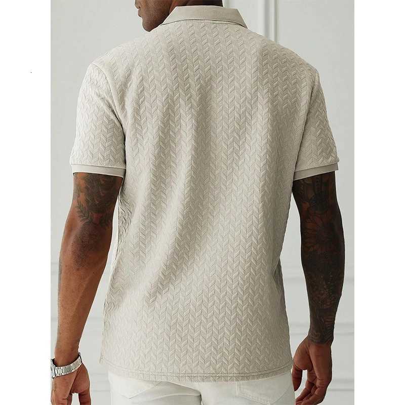 Mens Polo Shirt Summer Short Sleeve Male Polos Streetwear Man Tops Solid Color Poloshirt Brand Breathable Male Polo Shirts MenT260408