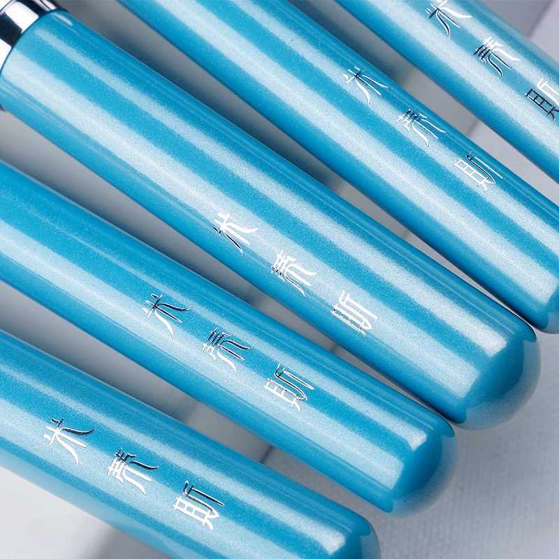 MyDestiny Blue Iris 13pcs Makeup Brush SetKit Super Soft Fiber High Quality FaceEye Foundation Eyeshadow Powder Brush Z260408