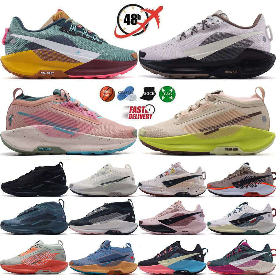 Top Quality Trail 5 GTX Men Women Running Shoes ReactsPegasuses 5s ATC Designer Trainers Blue Barely Volt Black Anthracite Summit White Outdoor Sneakers Size 36-45