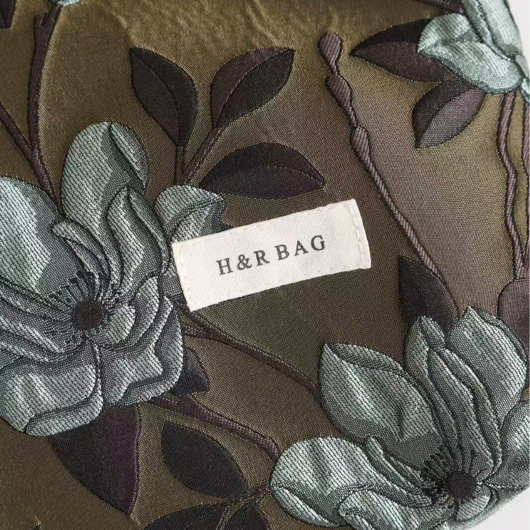 Cosmetic Bag Vintage Exquisite Magnolia Flower Large Capacity Portable Storage Travel Skincare Handheld Inner Bag